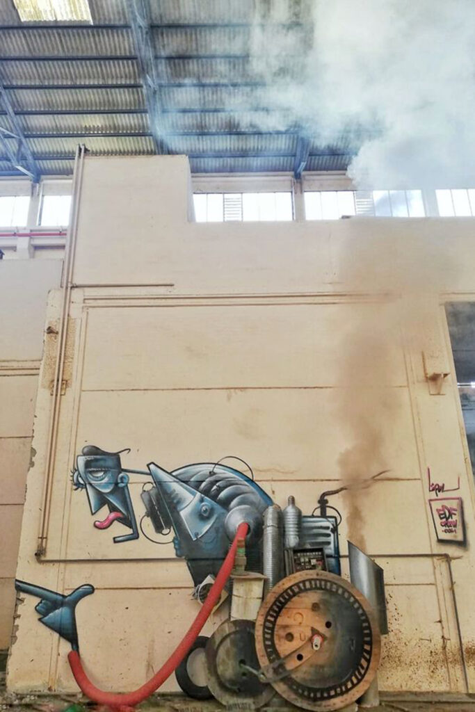 Robot - Un graffito che prende vita