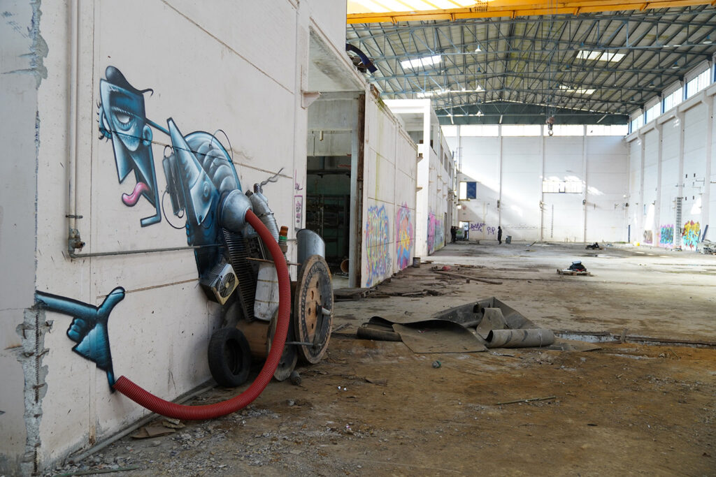Robot - Un graffito che prende vita
