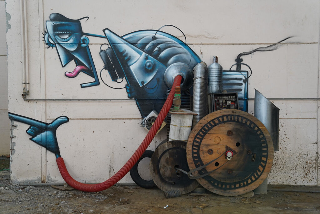 Robot - Un graffito che prende vita
