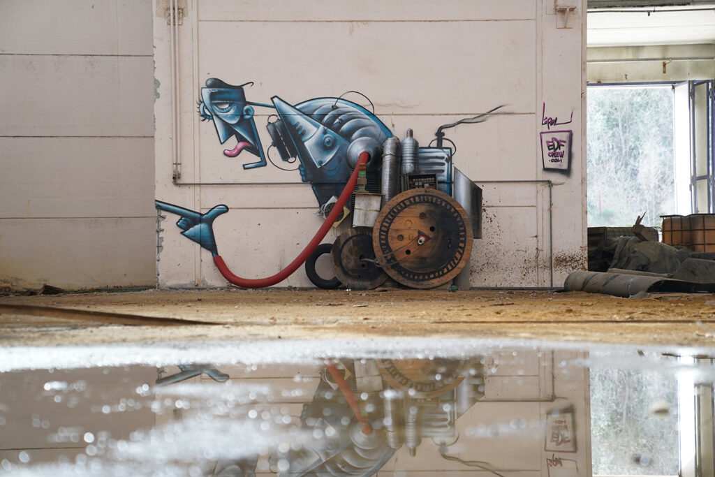 Robot - Un graffito che prende vita