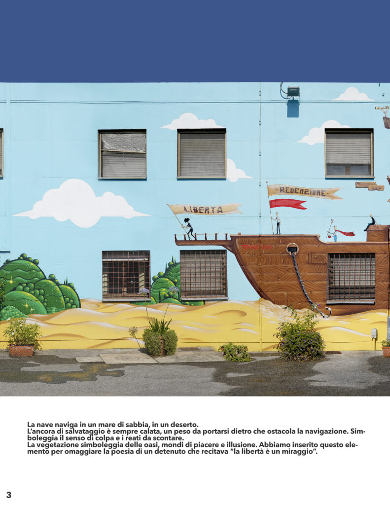 La scritta che Buca - murale al carcere di Sollicciano (FI)