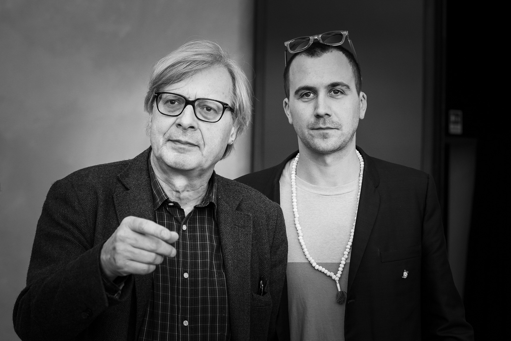 Vittorio Sgarbi con Nico Lopez Bruchi
