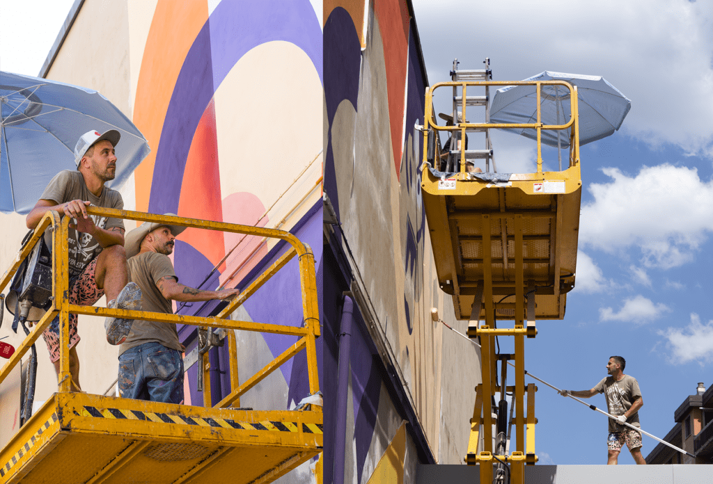 Murale per i 50 anni di RAT Srl – Prato, Toscana