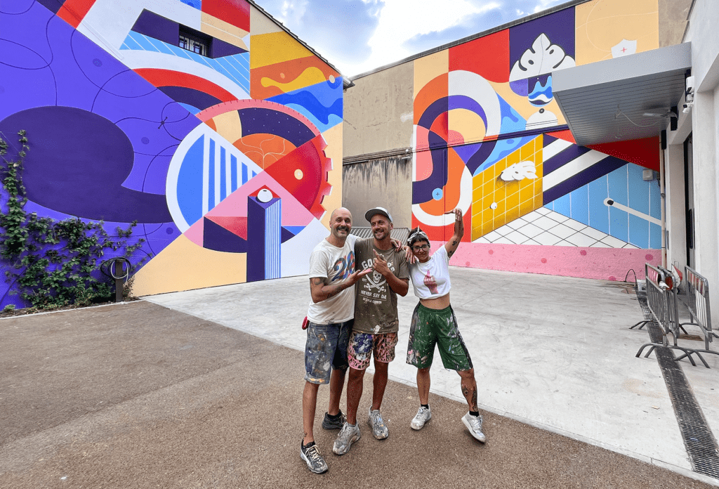 Murale per i 50 anni di RAT Srl – Prato, Toscana