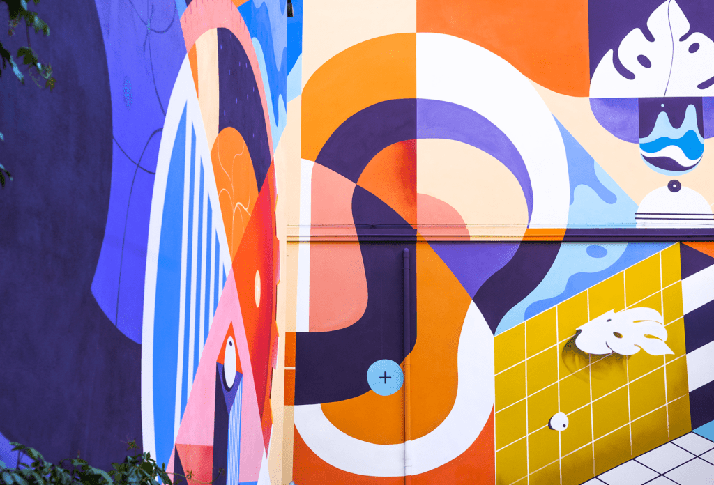 Murale per i 50 anni di RAT Srl – Prato, Toscana